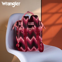 Wrangler Aztec Printed Callie Backpack - Dark Pink (WG2211-9110DPK)