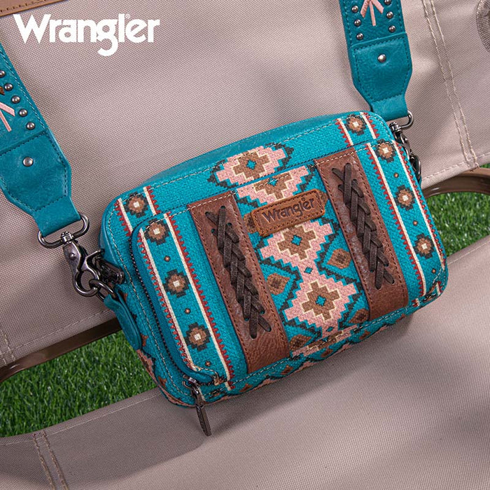 Wrangler Aztec Crossbody - Turquoise