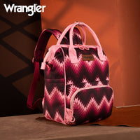 Wrangler Aztec Printed Callie Backpack - Dark Pink (WG2211-9110DPK)