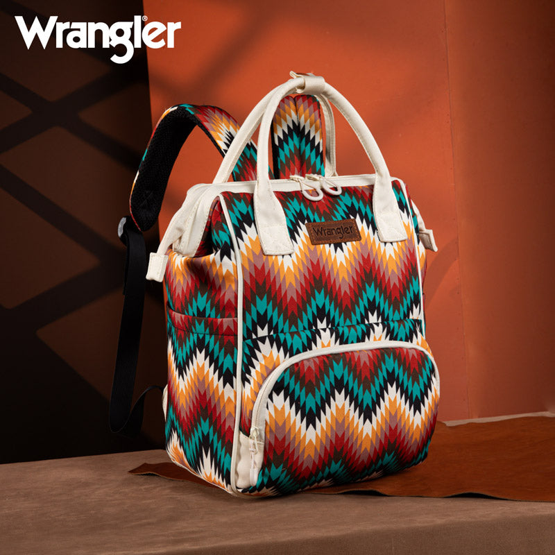 Wrangler Aztec Printed Callie Backpack - Tan (WG2211-9110TN)