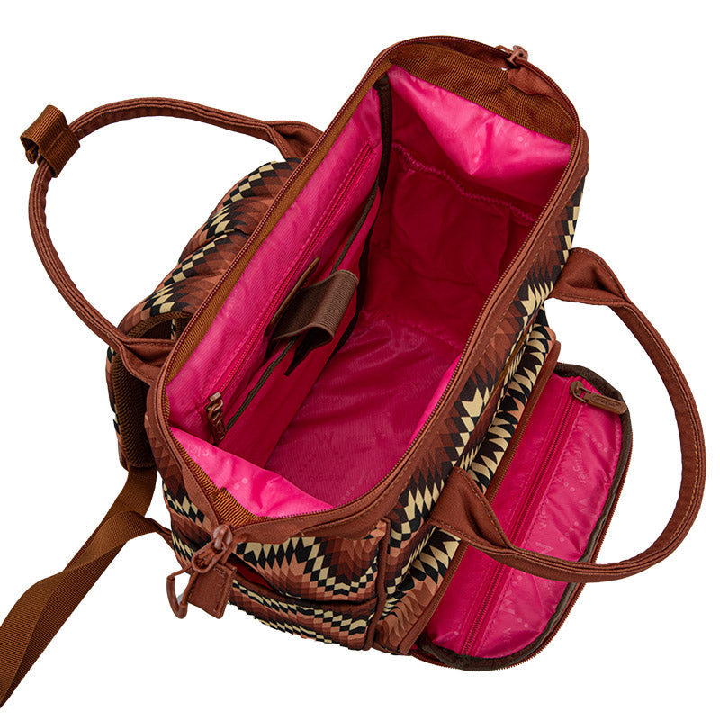 Wrangler Aztec Printed Callie Backpack - Brown (WG2211-9110BR)