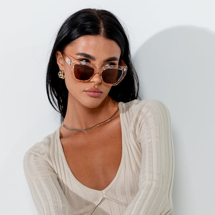 Oneday Sunglasses - Winona (Beige/Brown)