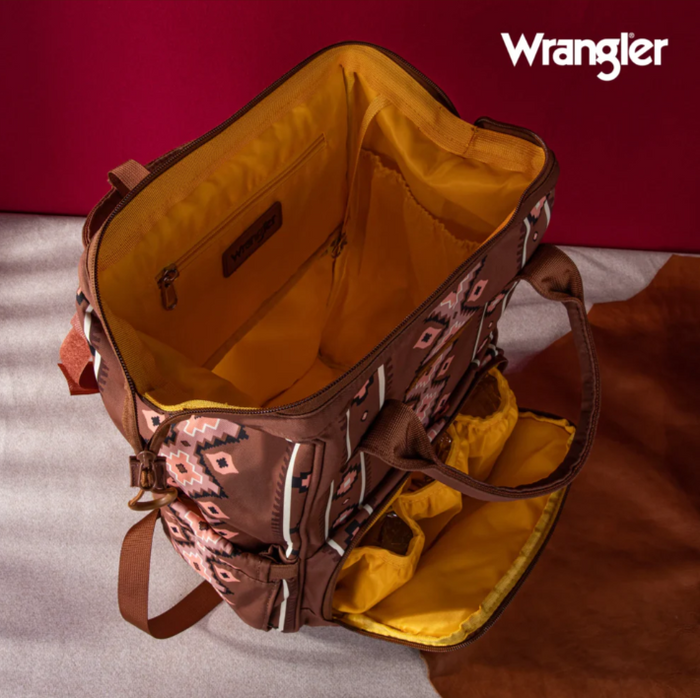 Wrangler Allover Aztec Dual Sided Backpack (WG2204-9110CM)