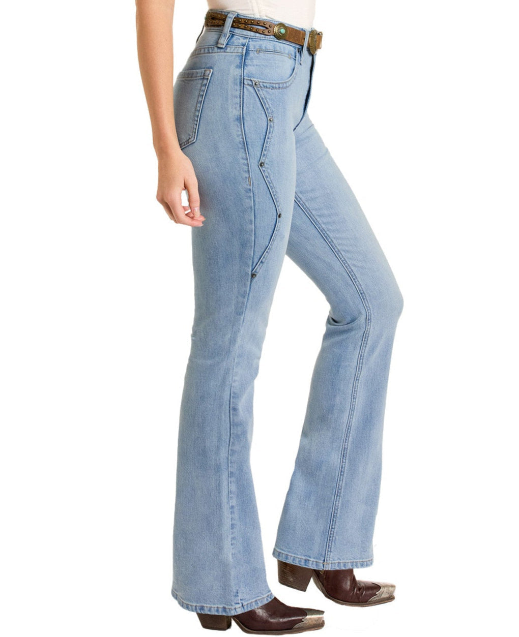 Rock & Roll Cowgirl Jeans - BW4HD06389 - Zig Zag High Rise Bootcut