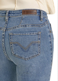 Rock & Roll Cowgirl Jeans - BW4HD07197 - Yoke Detail High Rise Bootcut