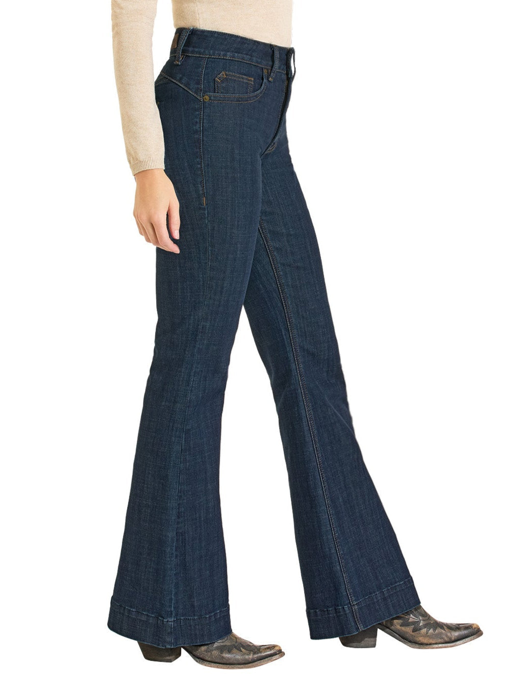 Rock & Roll Cowgirl Jeans - BW5HD07209 - Welt Pocket High Rise Trouser