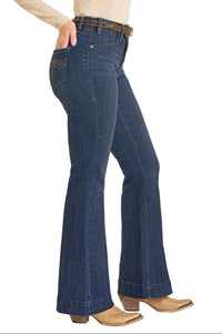 Rock & Roll Cowgirl Jeans - BW5HD07210 - Boot Stitch High Rise Trouser