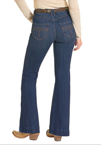 Rock & Roll Cowgirl Jeans - BW5HD07210 - Boot Stitch High Rise Trouser