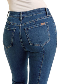 Rock & Roll Cowgirl Jeans - BW6PD06329 - High Rise Flare