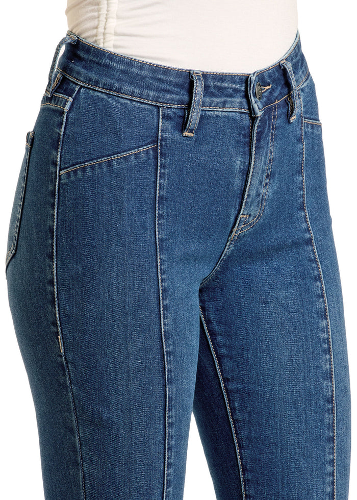 Rock & Roll Cowgirl Jeans - BW6PD06329 - High Rise Flare