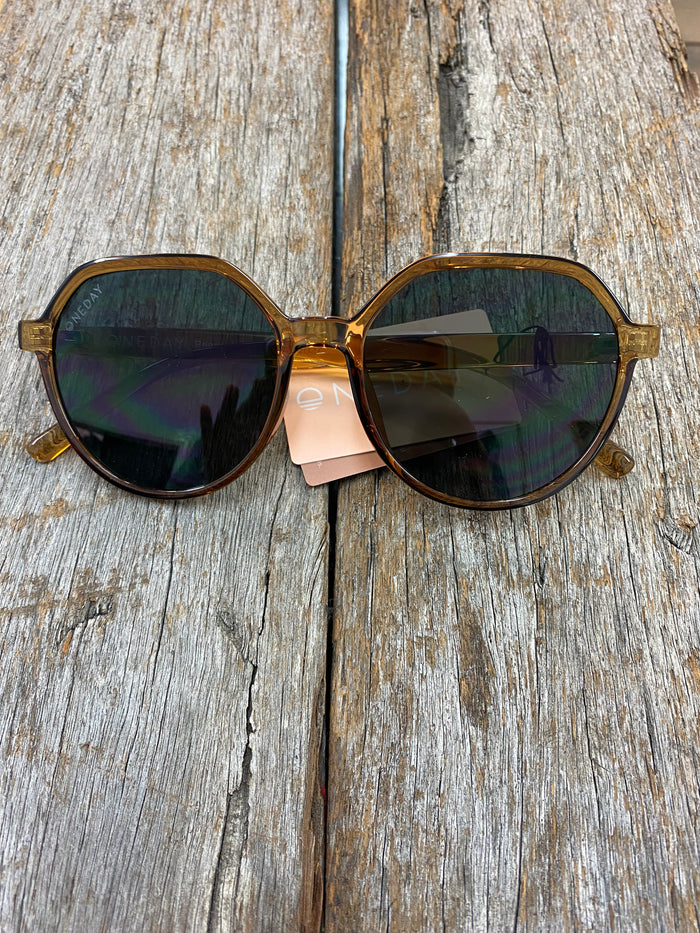 Peace & Love Sunglasses - Brown G15