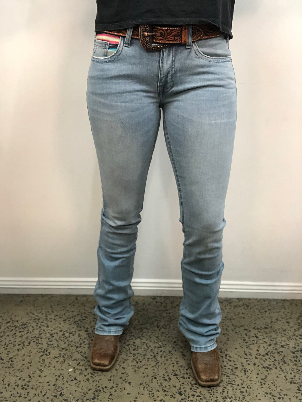 Rock & Roll Cowgirl Jeans - BW4RD07902 - Mid Rise Riding Fit main image 0