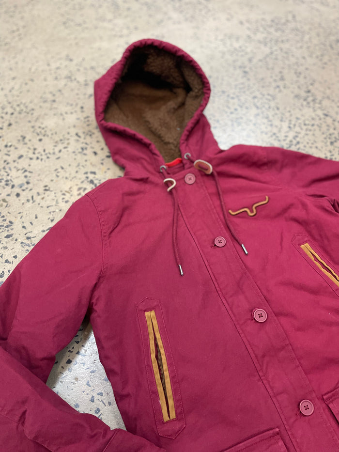 Kimes Ranch Hooded Jacket - AWA Spice Red