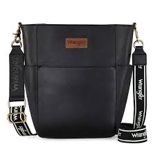 Wrangler Bucket Handbag - Black (WG67-9182BK)