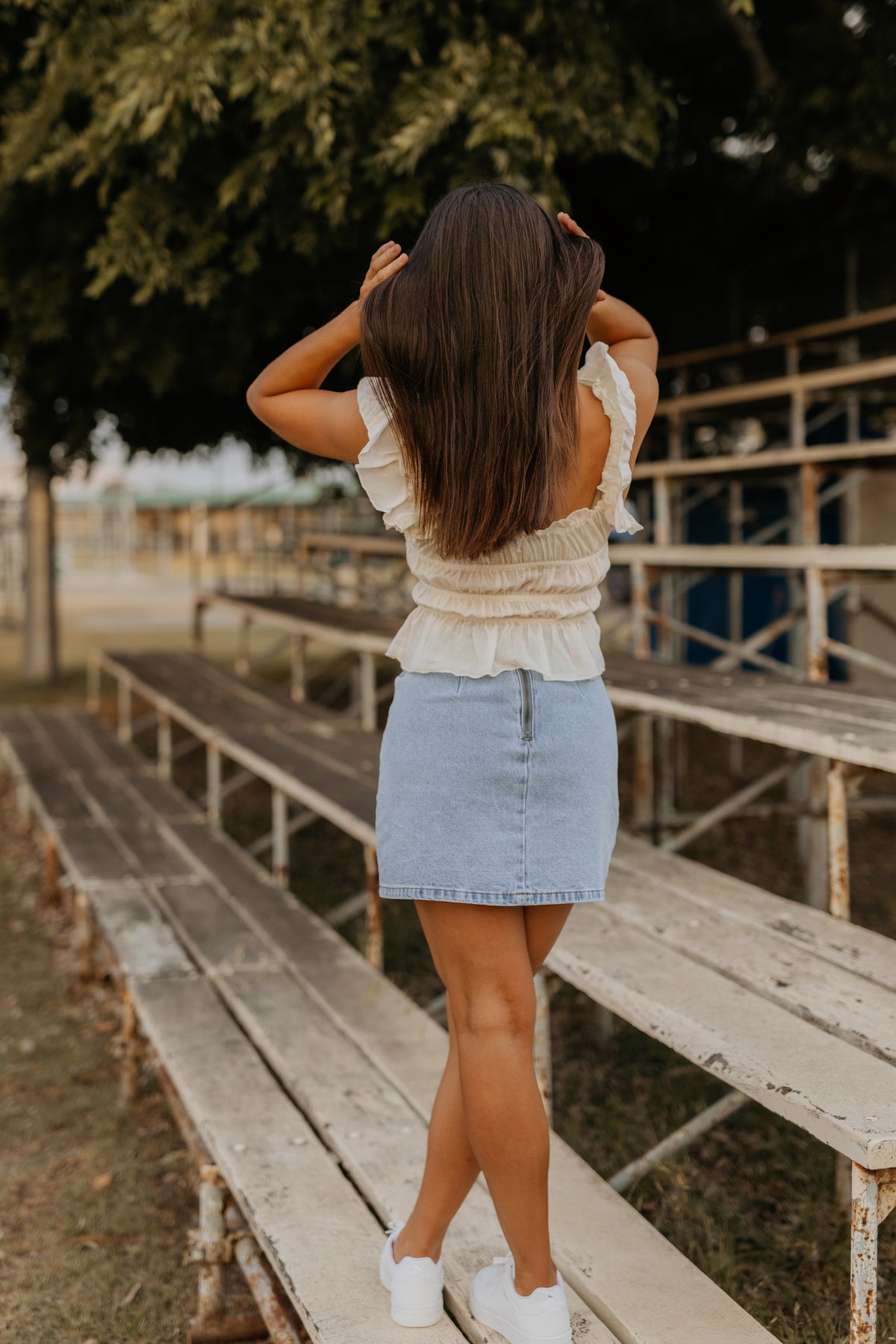 Becca Mini Skirt - Denim