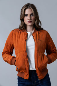 Kimes Ranch Marinos Bomber Jacket - Burnt Orange