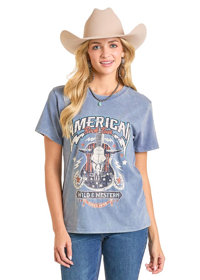 Rock & Roll Women's Printed Tee (BW21T07316)