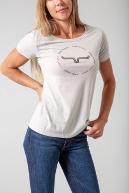 Kimes Ranch Tee - Circular Repeat Grey
