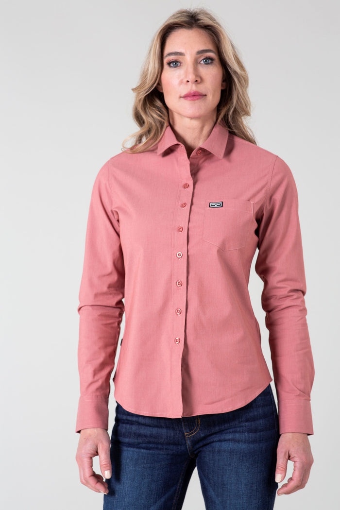Kimes Ranch Long Sleeved Shirt - Linville Red