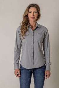 Kimes Ranch Long Sleeved Shirt - KR Team Grey