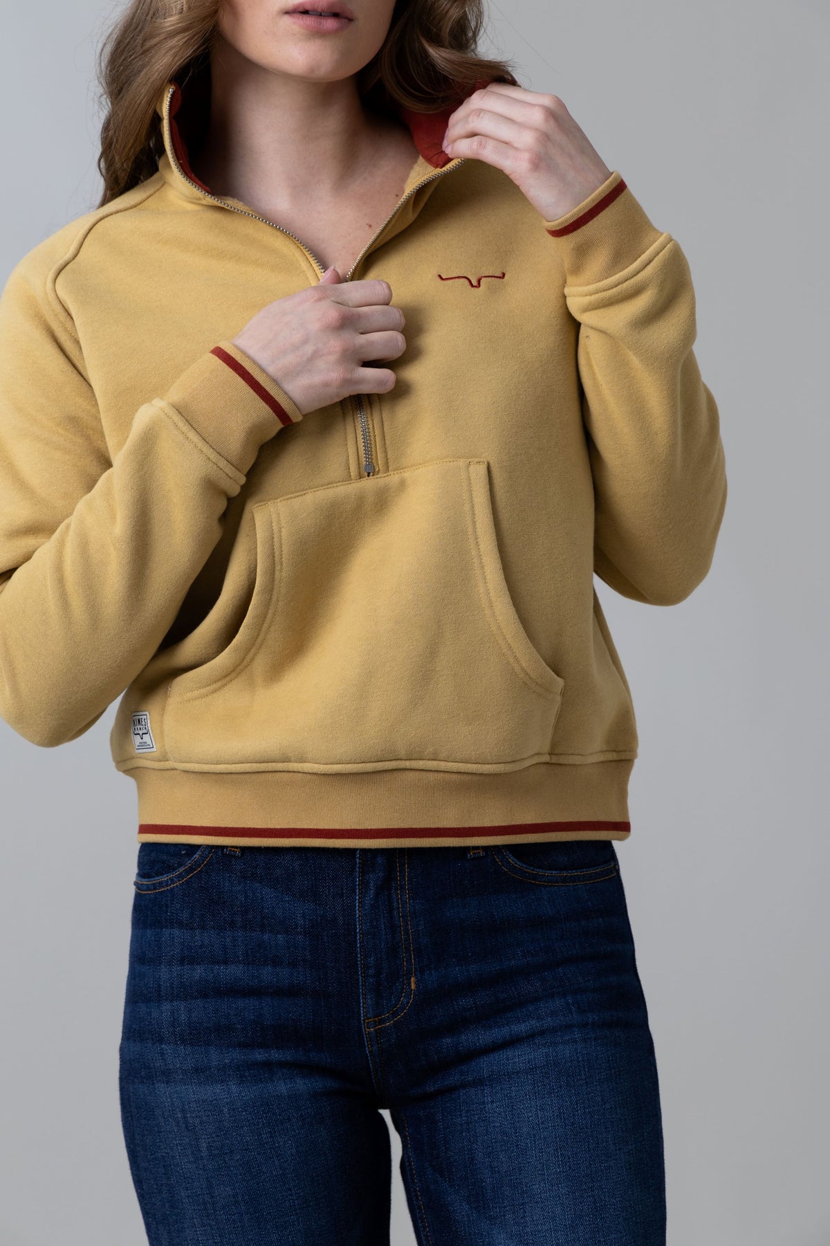 Kimes Ranch Pullover - Malta Cropped (Maize)