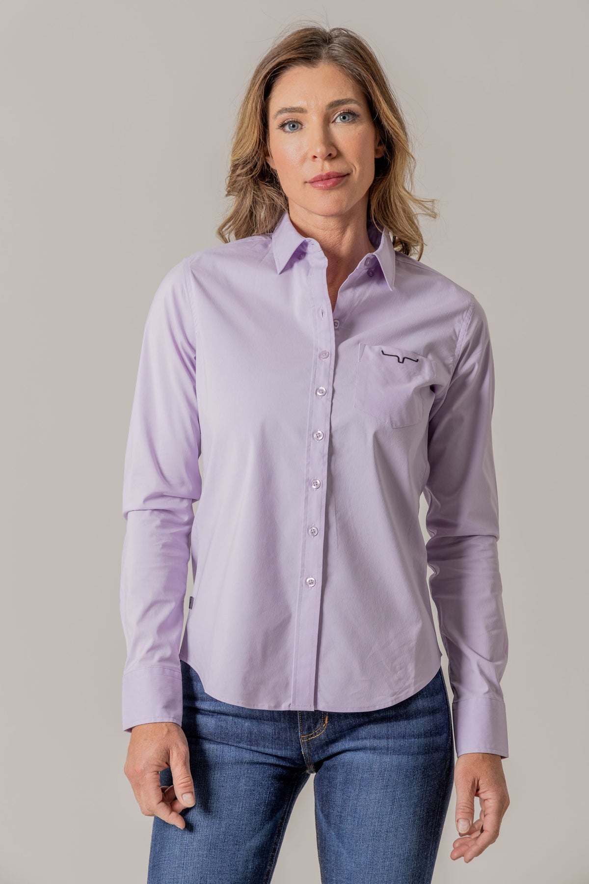 Kimes Ranch Long Sleeved Shirt - KR Team Lavender