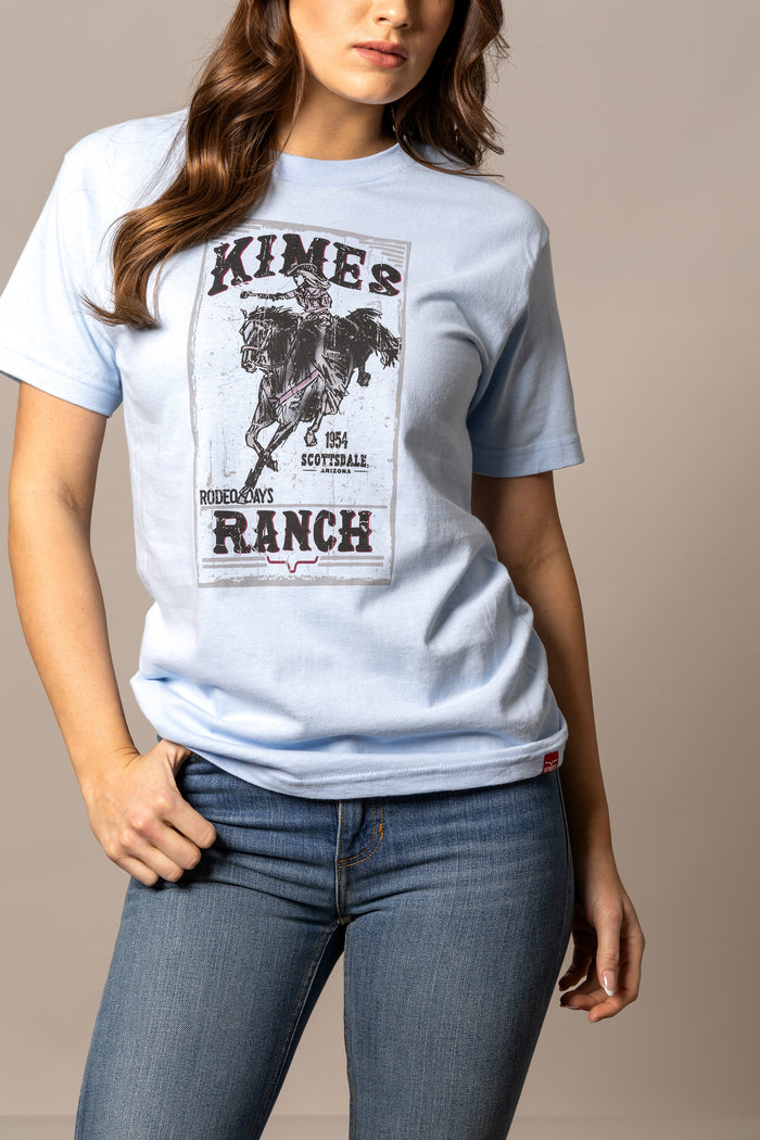Kimes Ranch Tee - Rodeo Days (Baby Blue)