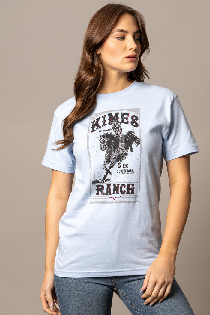 Kimes Ranch Tee - Rodeo Days (Baby Blue)