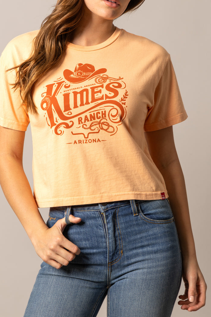 Kimes Ranch Tee - Invitation (Peach)