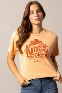 Kimes Ranch Tee - Invitation (Peach)