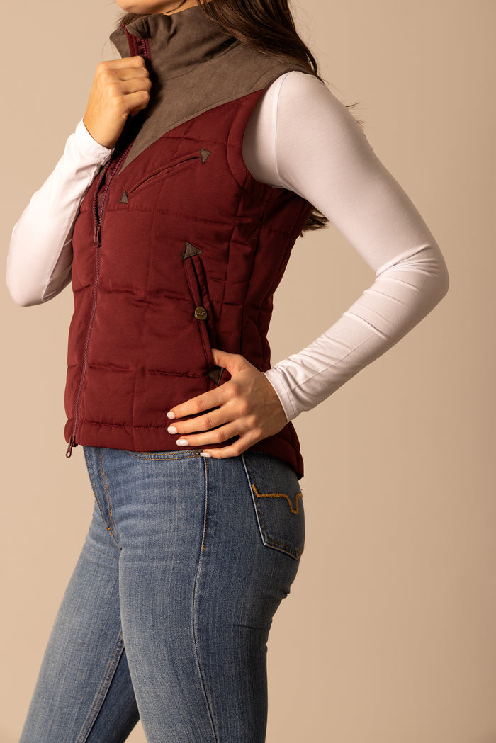 Kimes Ranch Vest - Lenora (Maroon)