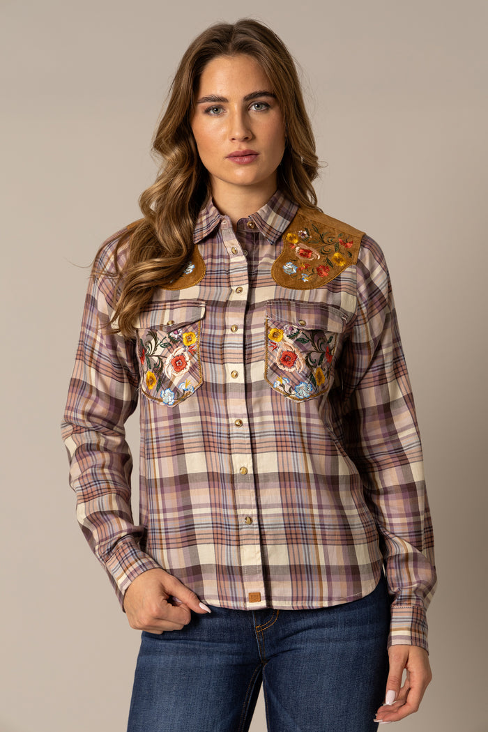 Kimes Ranch Long Sleeved Shirt - Bailey (WW Brown)