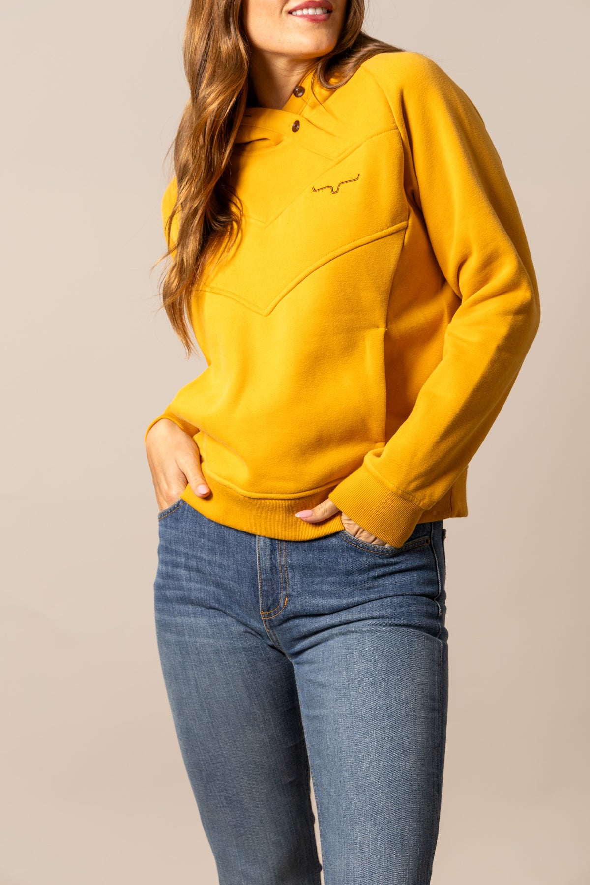 Kimes Ranch Hoodie - Ella (Yellow Ochre)