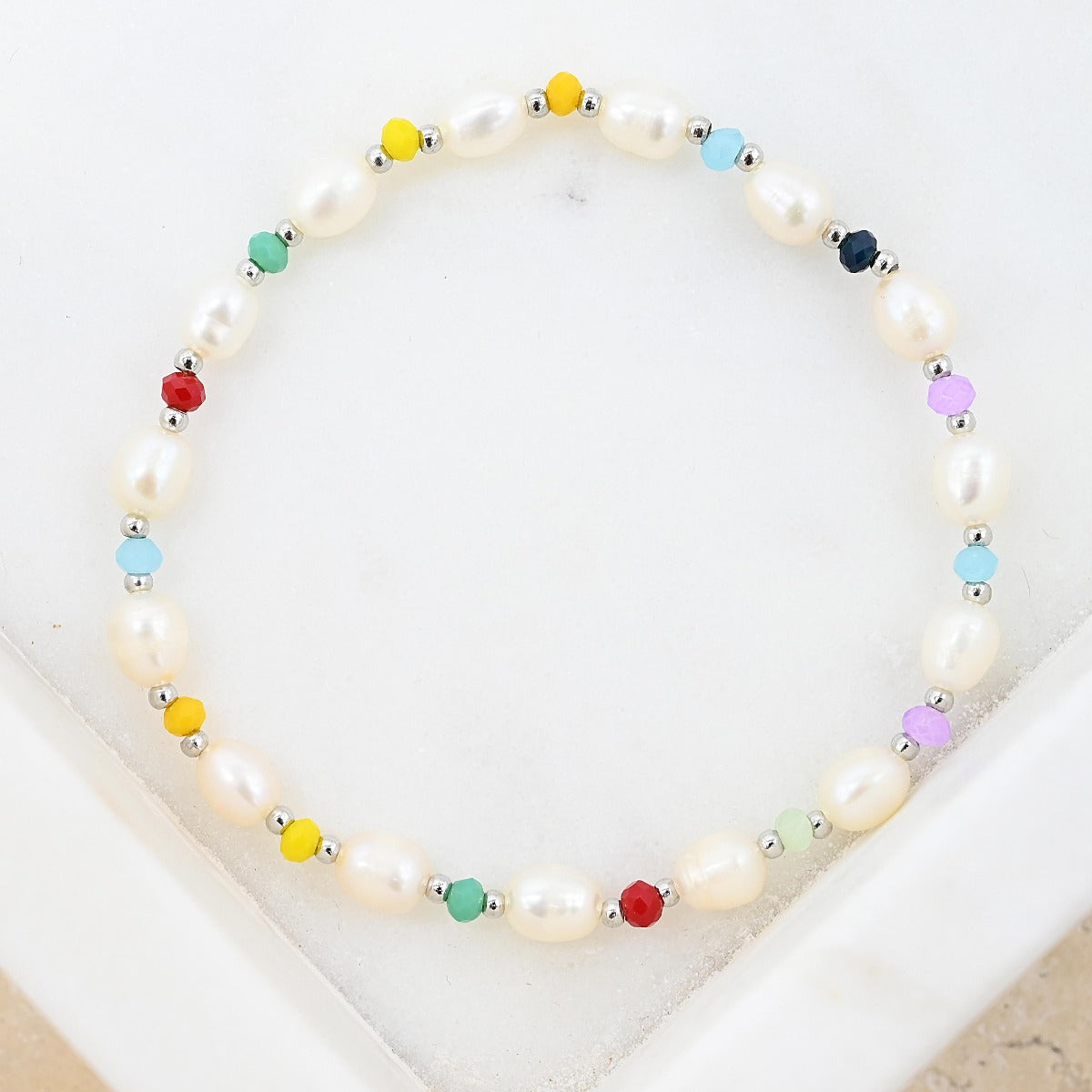Bracelet - Petite Rainbow Pearl