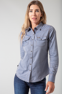 Kimes Ranch Long Sleeved Shirt - Tucson HB Indigo