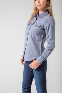 Kimes Ranch Long Sleeved Shirt - Tucson HB Indigo
