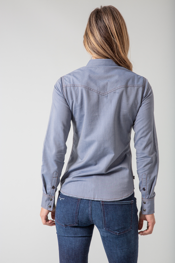 Kimes Ranch Long Sleeved Shirt - Tucson HB Indigo
