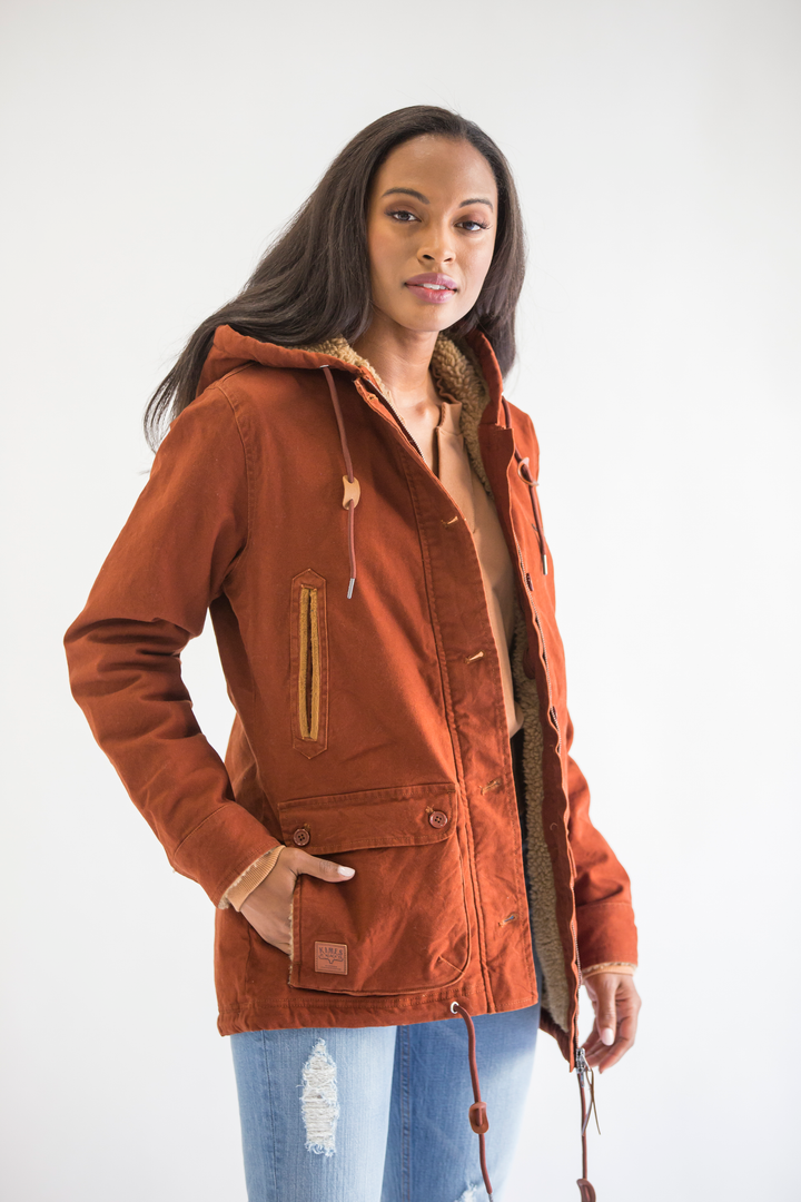 Kimes Ranch Hooded Jacket AWA Rust