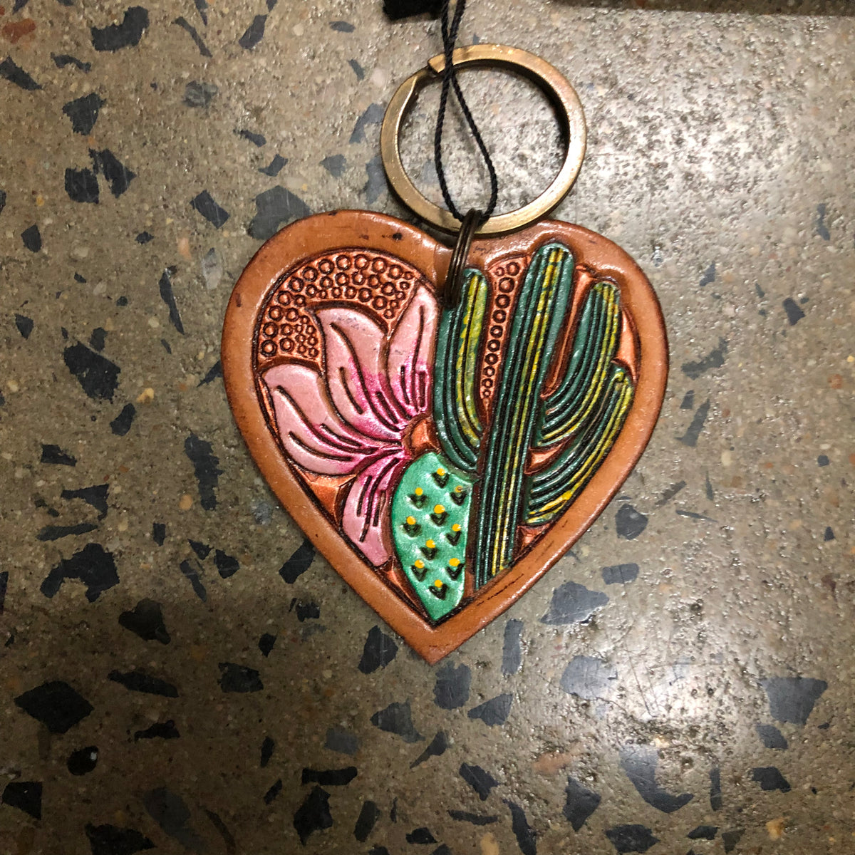 Leather Key Ring - Megan