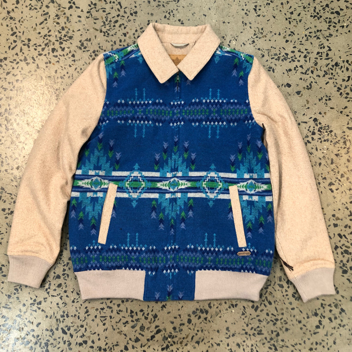 Rock & Roll - Women's Aztec Bomber Coat (PRW092RZZ1)