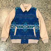 Rock & Roll - Women's Aztec Bomber Coat (PRW092RZZ1)