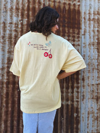 Snake Eyes Oversized Tee - Yellow