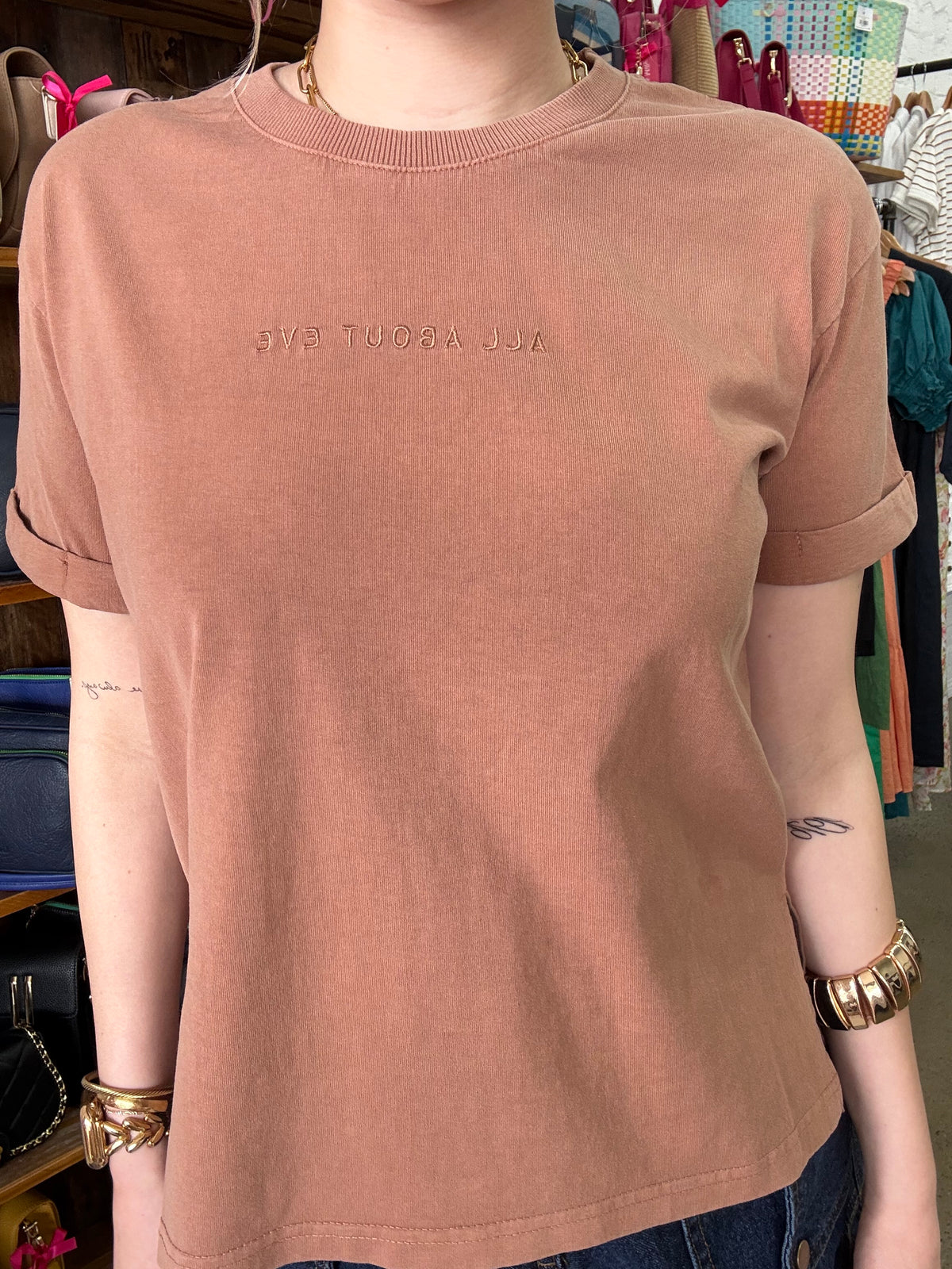 AAE Washed Tee - Cinnamon