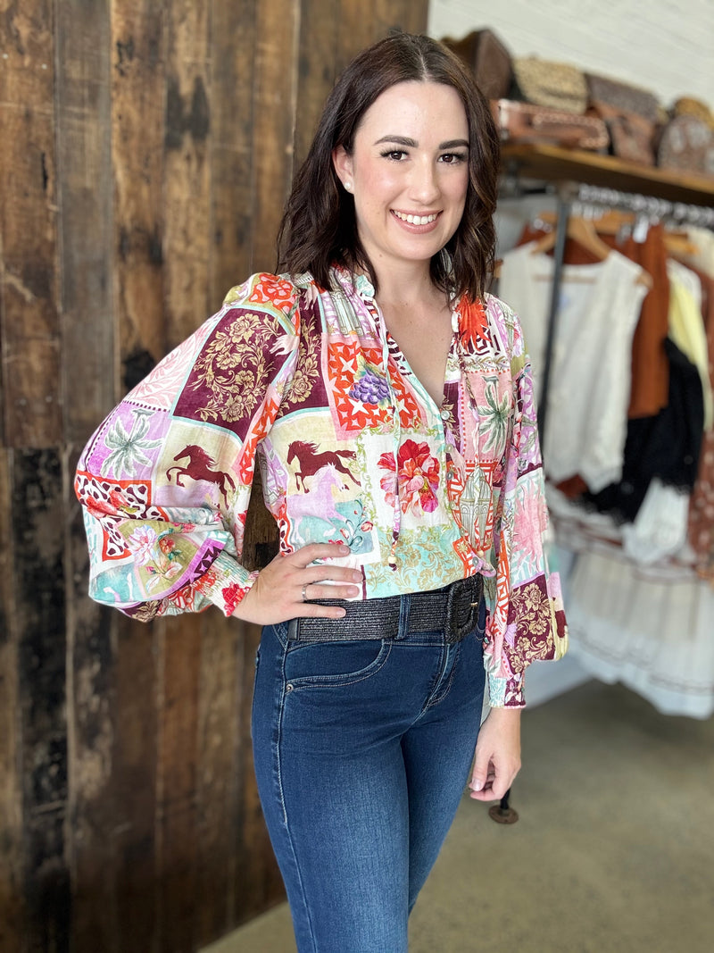 Skyla Top - Patchwork