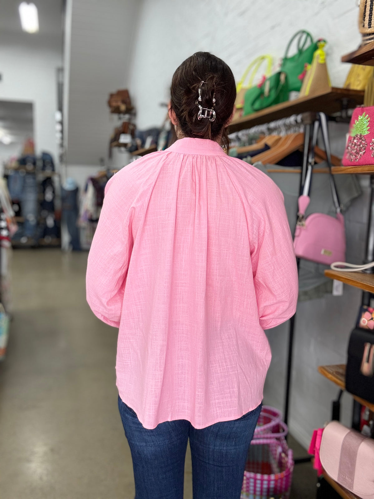 Ledger Top - Pink