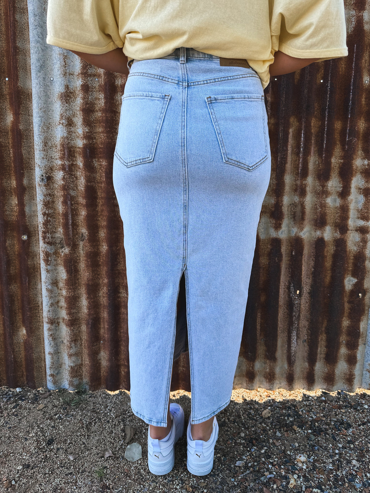 Ray Comfort Maxi Skirt - Bleach