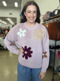 Azalea Knit - Pink Flower