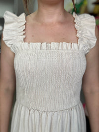 Lacy Maxi Dress - Natural
