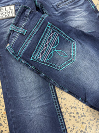 Cowgirl Tuff Jeans - Colorful Bootstitch