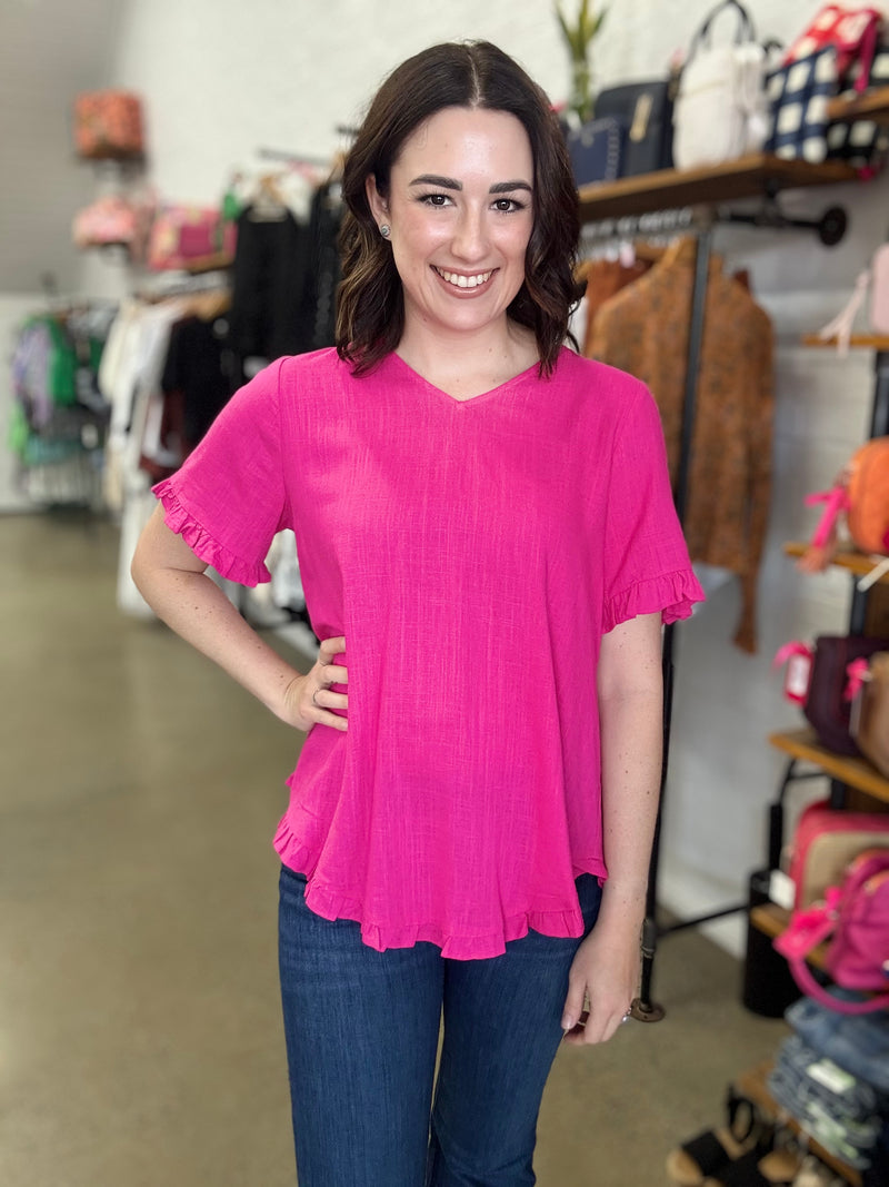 Stevie Top - Hot Pink